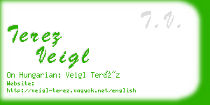 terez veigl business card